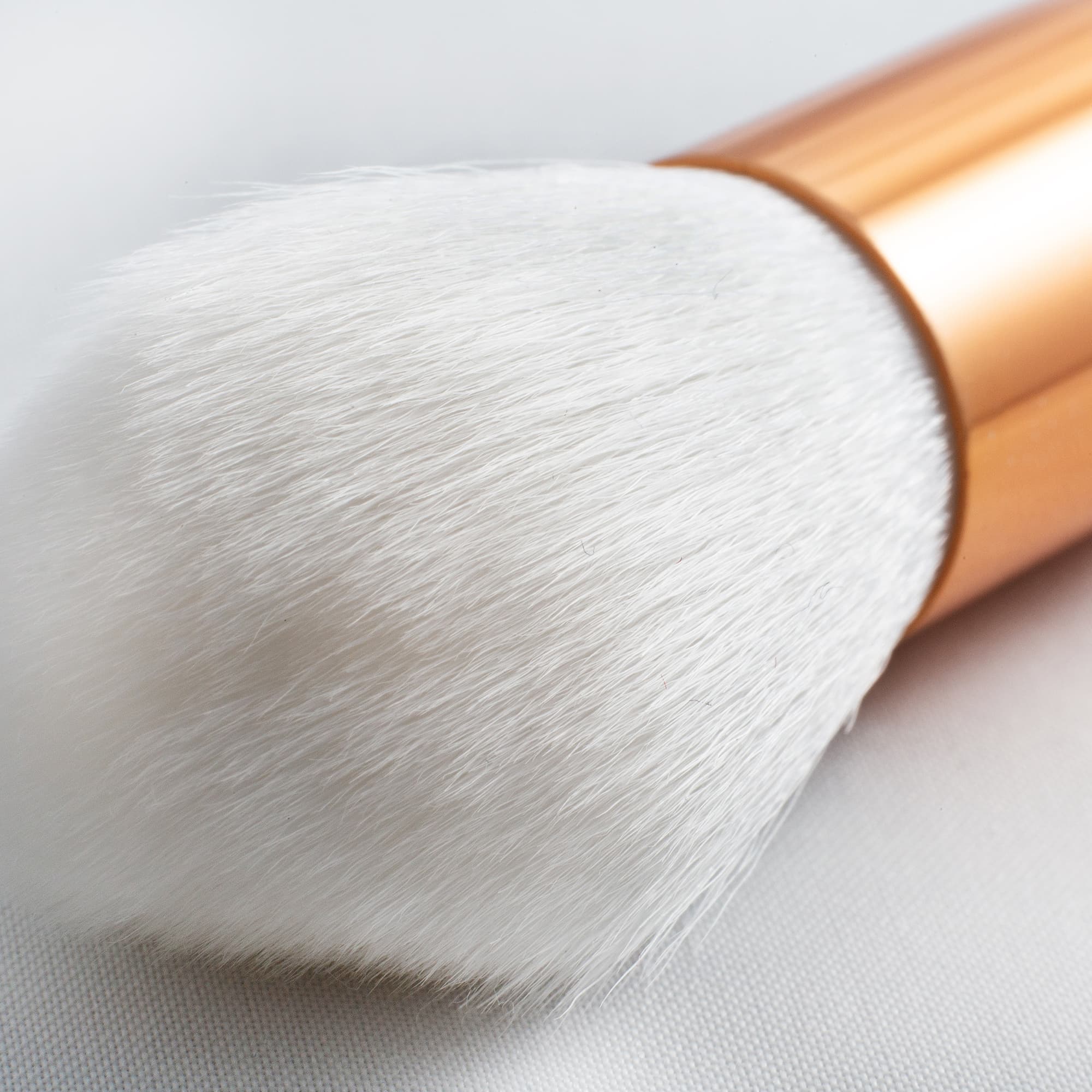 Powder brush / make-up kwast wit